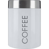 White Enamel Tea Coffee and Sugar Set