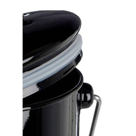 Black Compost Bin with Handle