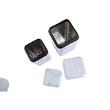 White Marble Effect Storage Set