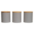 Set Of Three Alton Grey Cannisters
