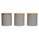 Set Of Three Alton Grey Cannisters