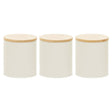 Set Of Three Alton Cream Cannisters