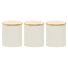 Set Of Three Alton Cream Cannisters