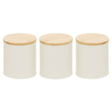 Set Of Three Alton Cream Cannisters