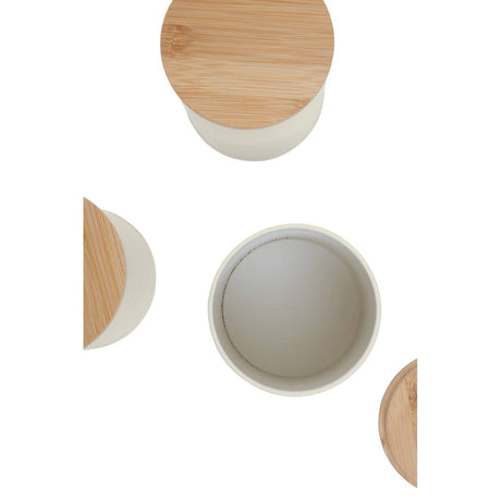 Set Of Three Alton Cream Cannisters
