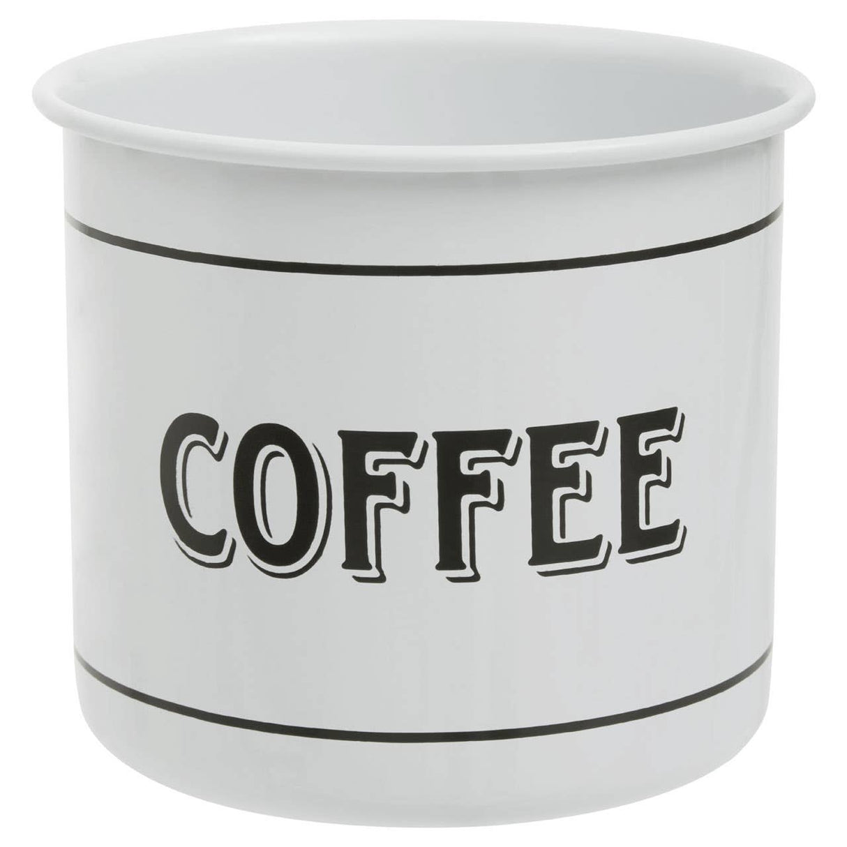 Grocer White Metal Mug