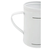 Grocer White Metal Flour Shaker