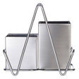 Stainless Steel 2 Compartment Cutlery Caddy
