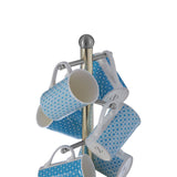 Hirano 6 Cup Gold Finish Mug Tree