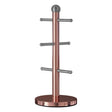 Hirano 6 Cup Copper Finish Mug Tree