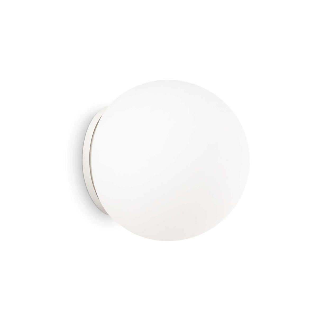 Mapa Modern Globe Wall Light in White Finish