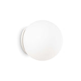 Mapa Modern Globe Wall Light in White Finish