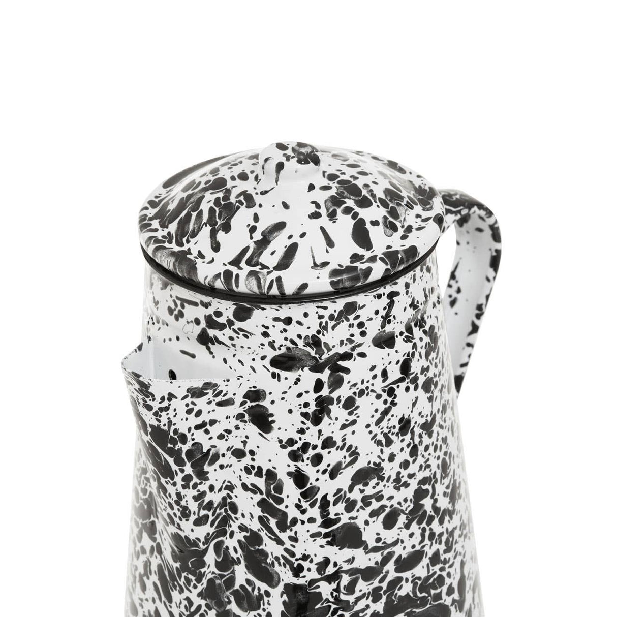 Hygge Black And White Patterned Kettle