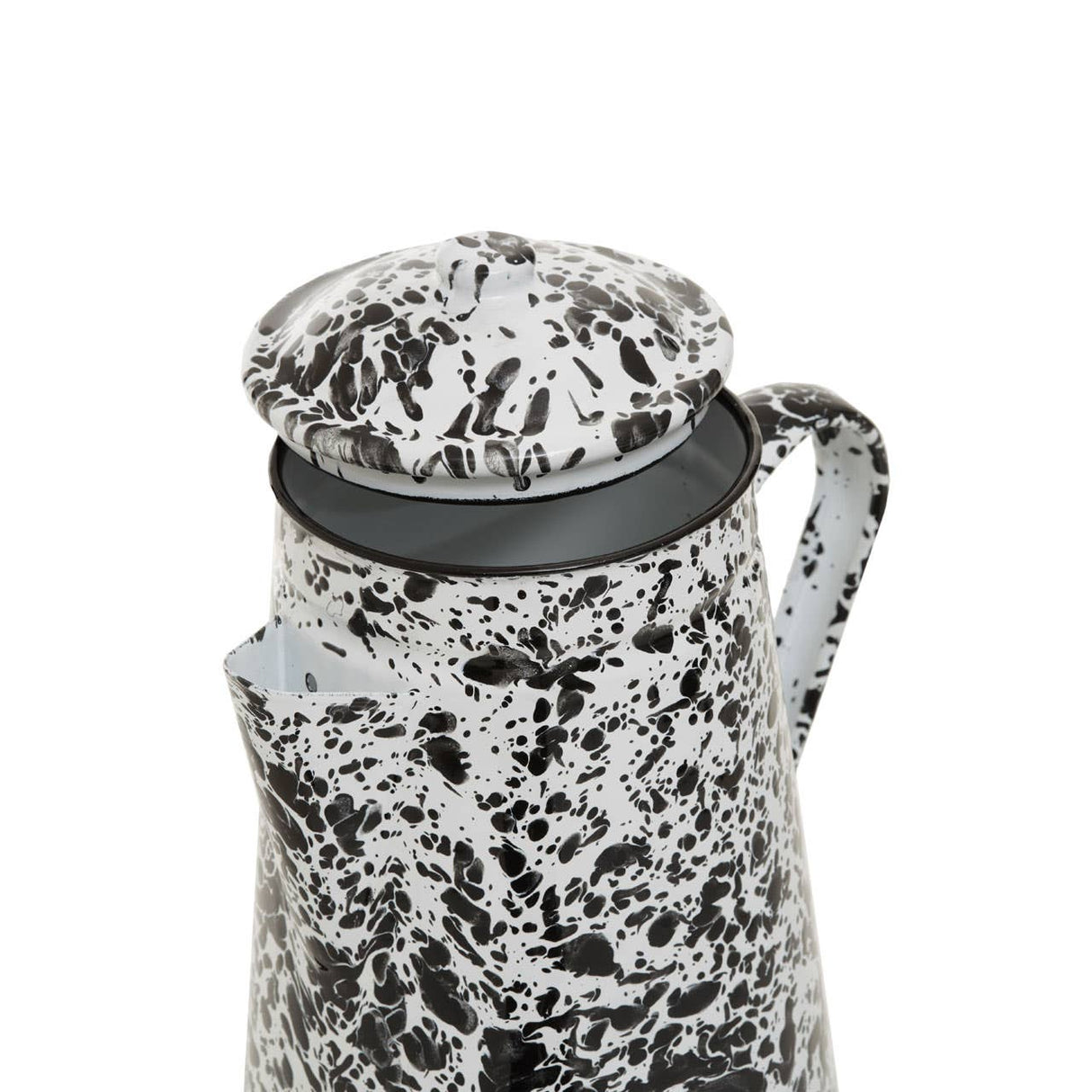 Hygge Black And White Patterned Kettle