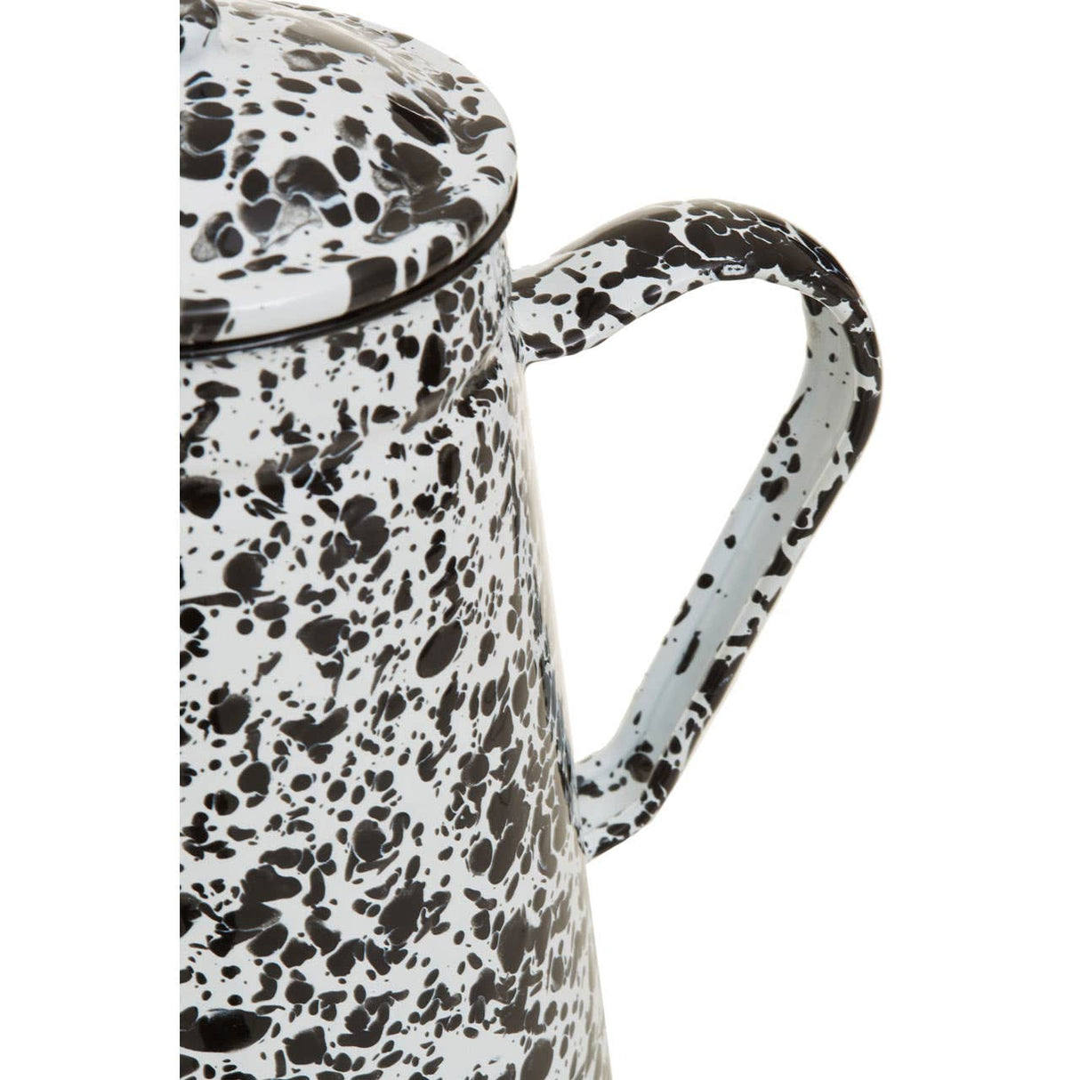 Hygge Black And White Patterned Kettle