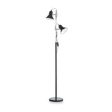 Modern Polly Dual Bulb Outdoor Post Light in Sleek Black Finish
