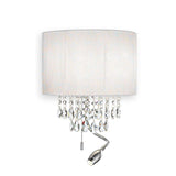 Classic Opera LED Wall Light with White Shade