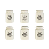 Set of 6 Vintage Home Jars