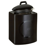 Black Text Coffee Jar