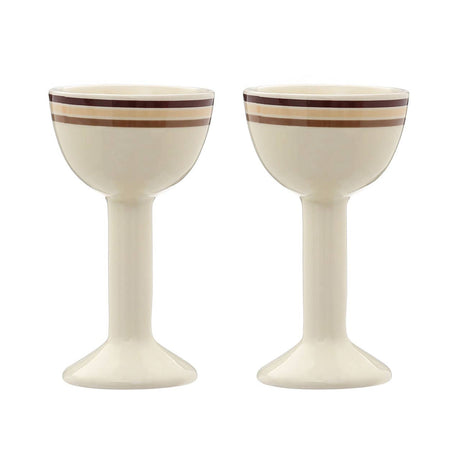 Set Of Two Neapolitan Egg Cups