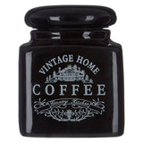 Vintage Home Square Black Coffee Jar