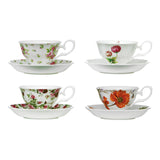 Peony Cup And Saucer