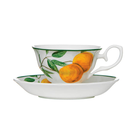 Orange Grove Cup And Saucer
