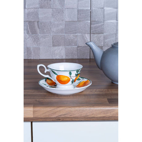 Orange Grove Cup And Saucer