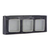 Set Of Three Entree Square Serving Dishes