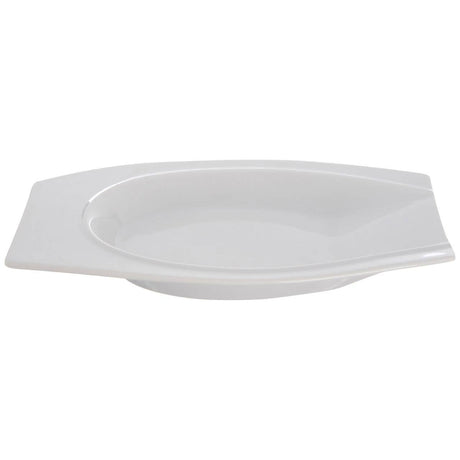 Basso White Porcelain Serving Plate