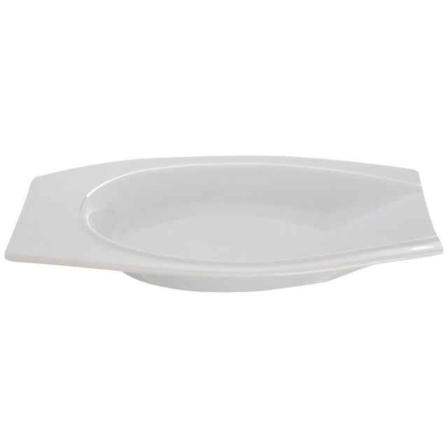 Basso White Porcelain Serving Plate