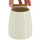 Winnie Cream Dolomite Sugar Canister