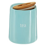 Fletcher Blue Ceramic Tea Canister