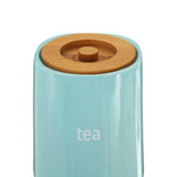 Fletcher Blue Ceramic Tea Canister