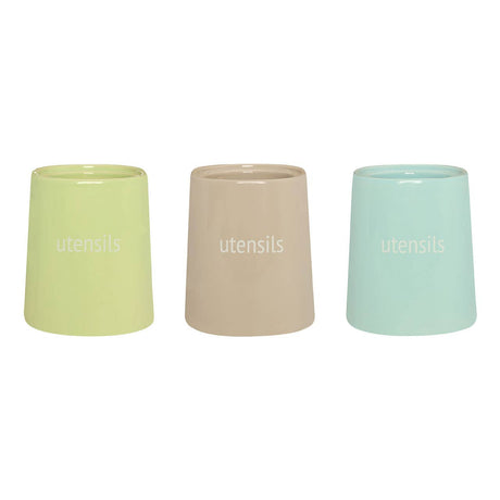 Fletcher Blue Utensil Jar