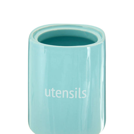 Fletcher Blue Utensil Jar