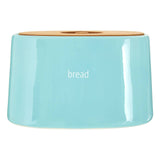 Fletcher Blue Ceramic Bread Crock