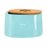 Fletcher Blue Ceramic Bread Crock