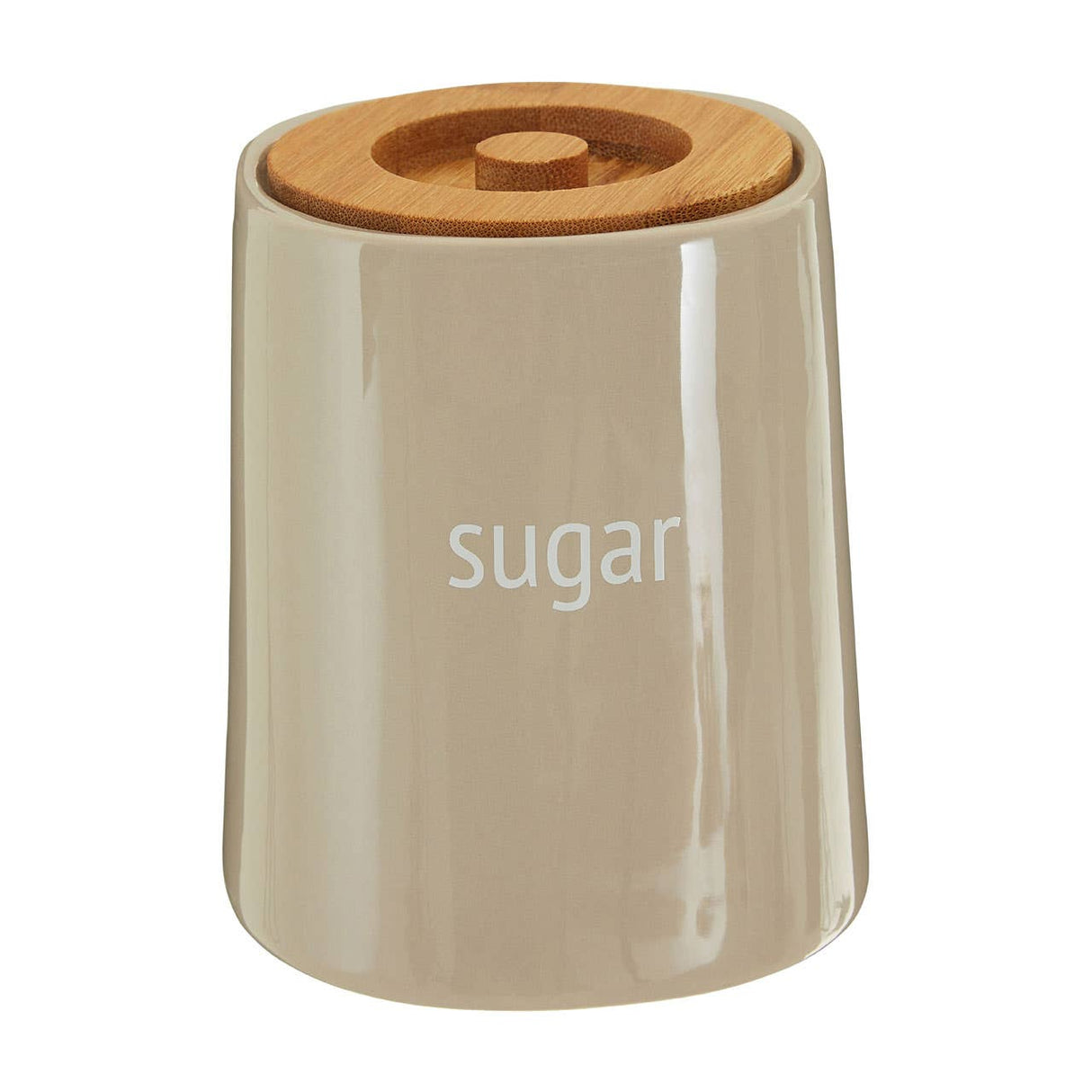 Fletcher Beige Ceramic Sugar Canister