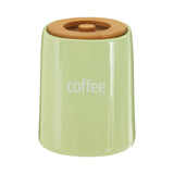 Fletcher Green Ceramic Coffee Canister