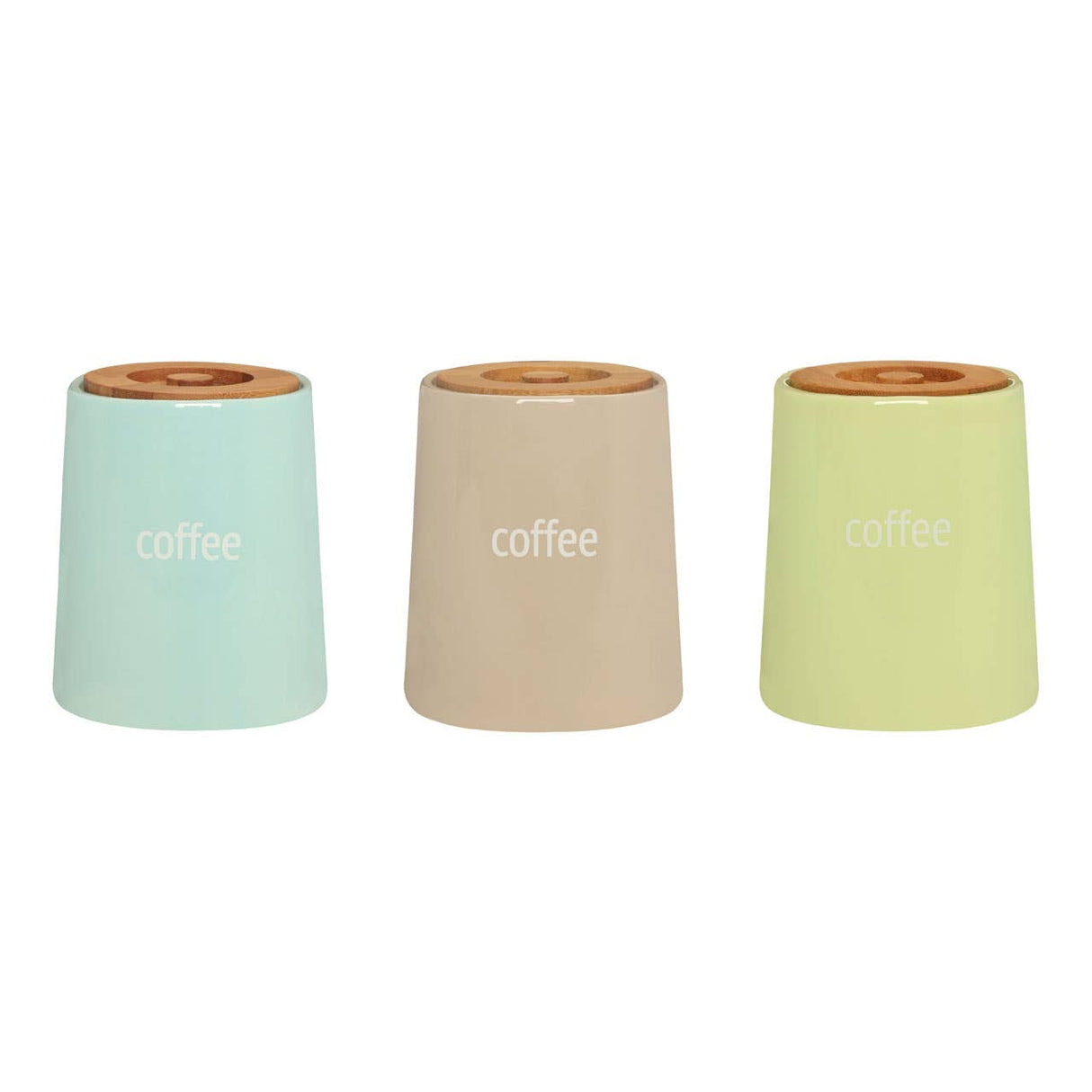 Fletcher Green Ceramic Coffee Canister