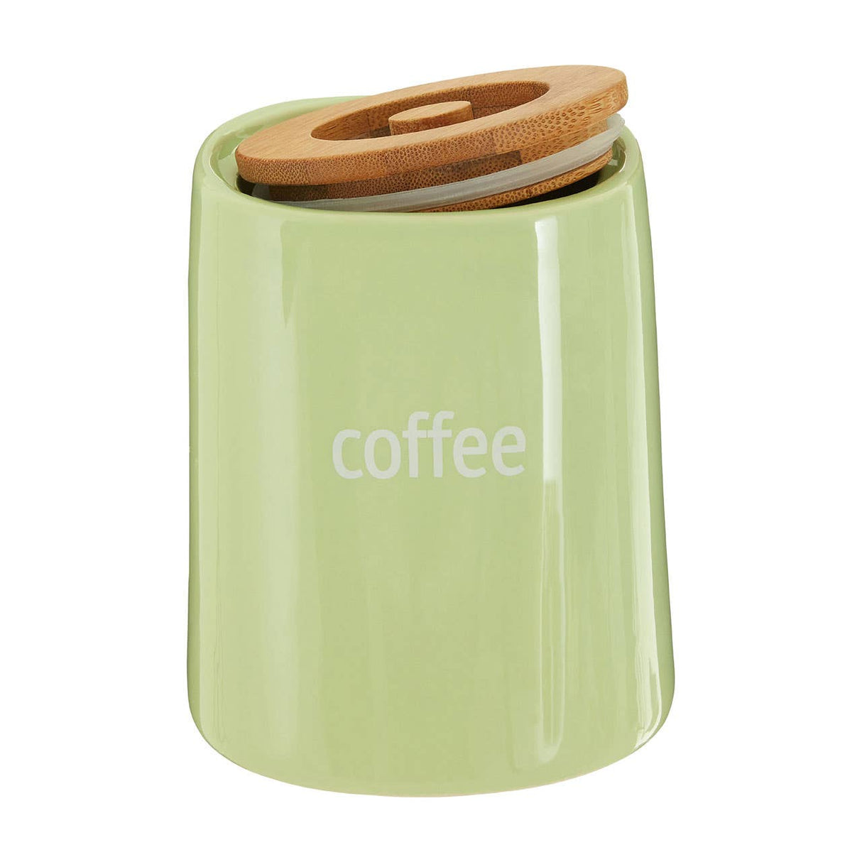 Fletcher Green Ceramic Coffee Canister