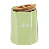 Fletcher Green Ceramic Coffee Canister