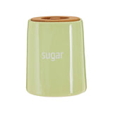 Fletcher Green Ceramic Sugar Canister