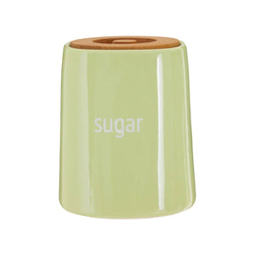Fletcher Green Ceramic Sugar Canister
