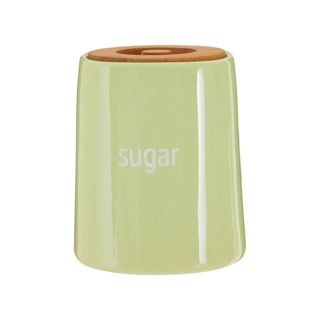Fletcher Green Ceramic Sugar Canister