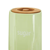 Fletcher Green Ceramic Sugar Canister