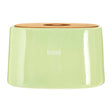 Fletcher Green Ceramic Bread Crock