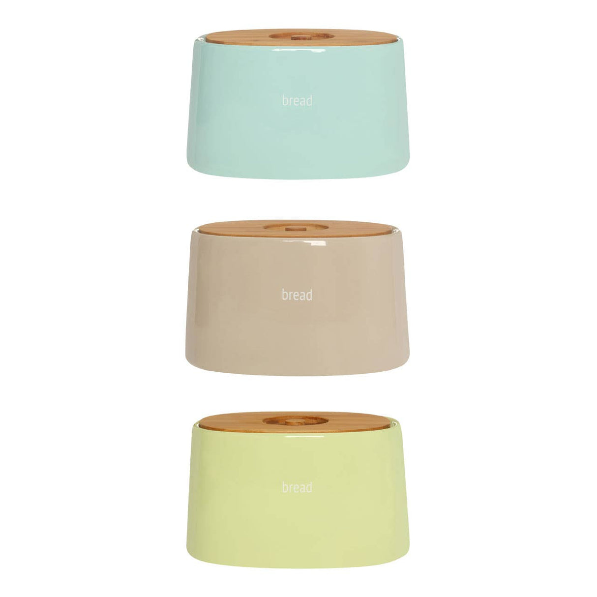 Fletcher Green Ceramic Bread Crock