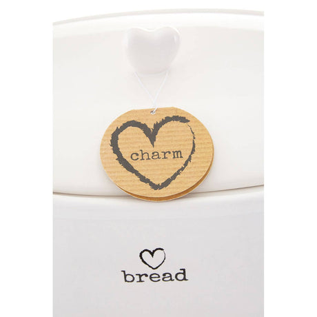 Charm White Bread Crock